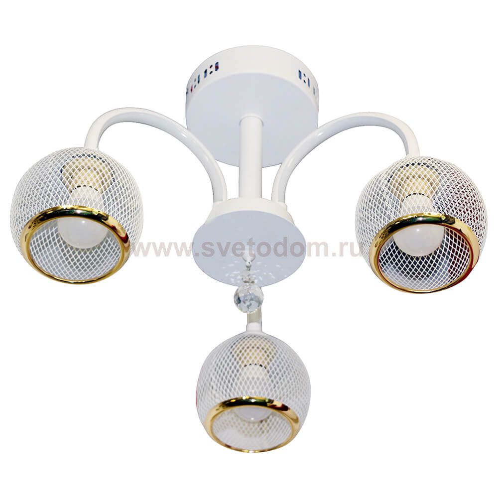 Люстра HIPER H017-3 COMBI 3*E27*60Вт+LED WHITE Arnelia