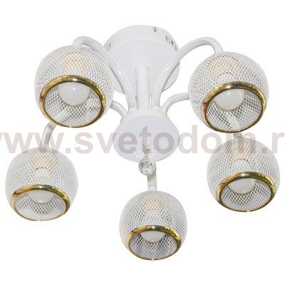 Люстра HIPER H017-5 COMBI 5*E27*60Вт+LED WHITE Arnelia