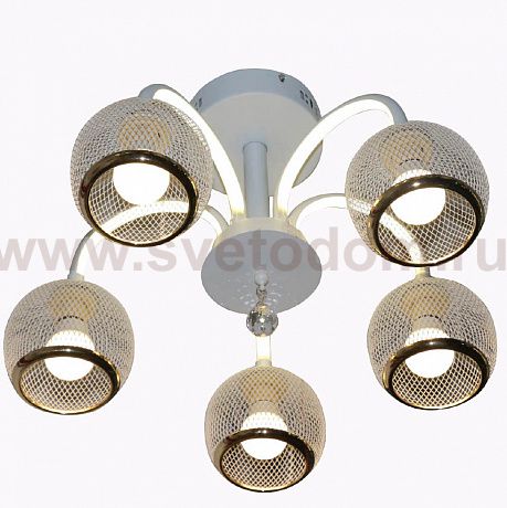 Люстра HIPER H017-5 COMBI 5*E27*60Вт+LED WHITE Arnelia