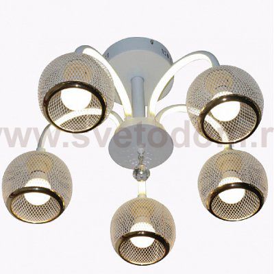 Люстра HIPER H017-5 COMBI 5*E27*60Вт+LED WHITE Arnelia