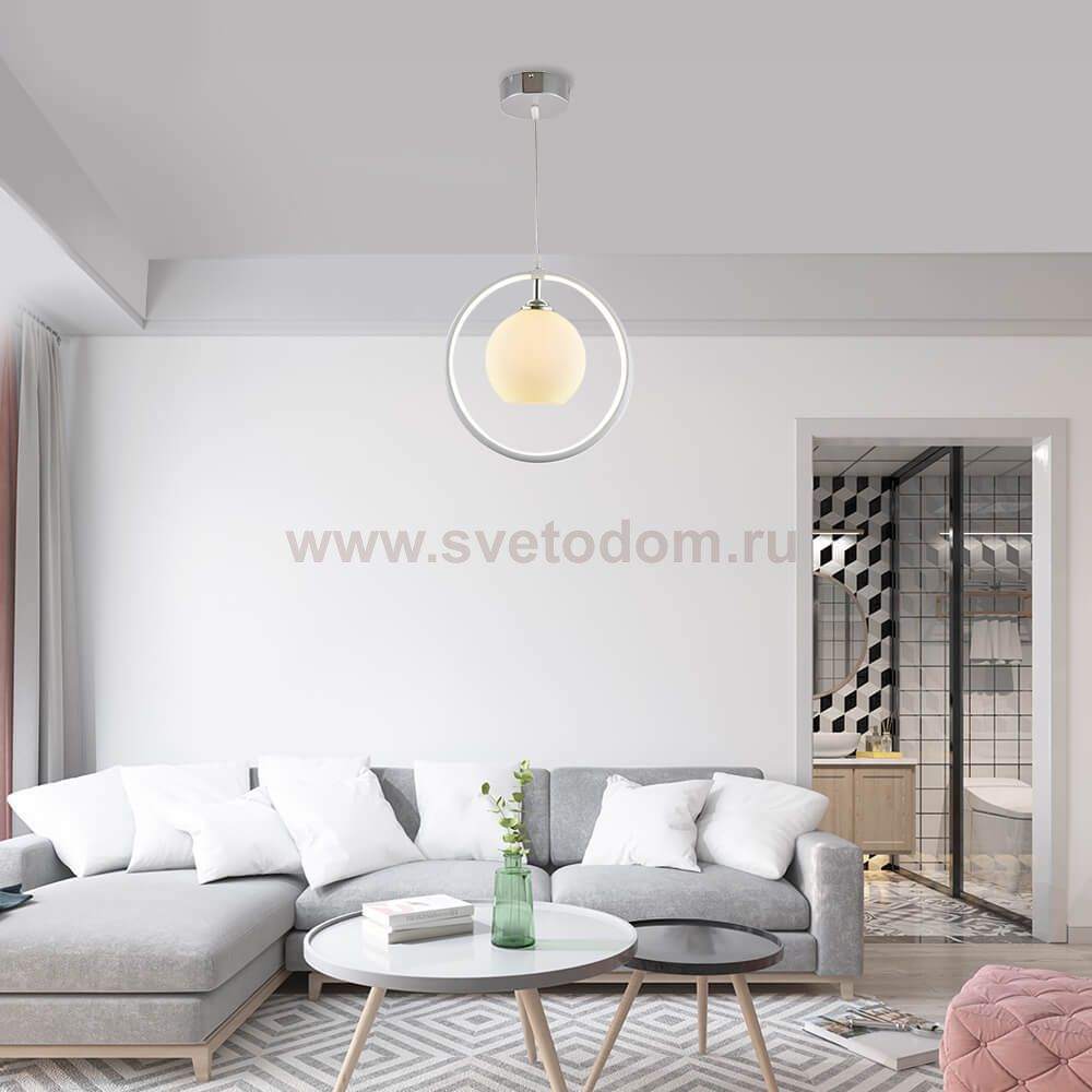 Подвес HIPER H018-1 COMBI 1*E27*60Вт+LED WHITE Saturn