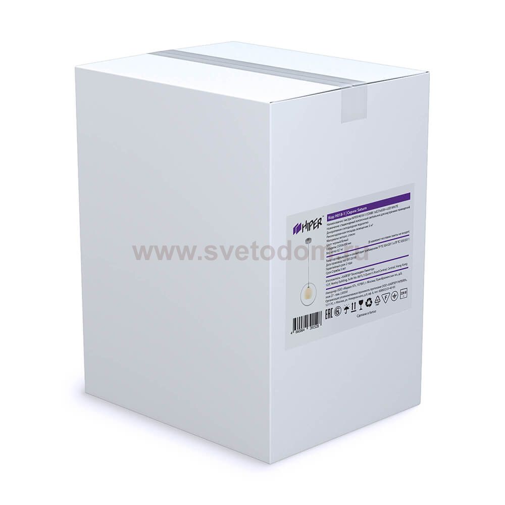 Подвес HIPER H018-1 COMBI 1*E27*60Вт+LED WHITE Saturn