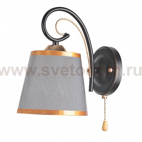 Бра HIPER H055-1 1*E27*60Вт BLACK/GOLD Nataly