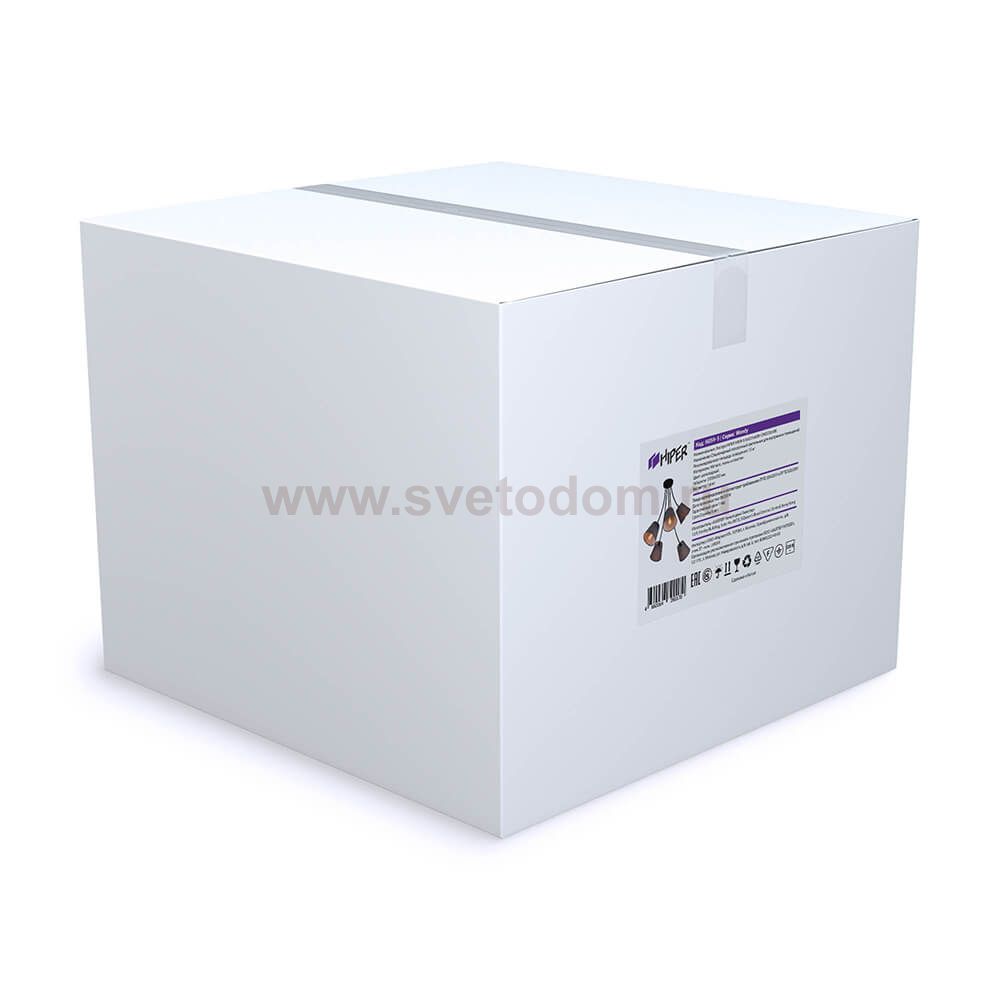 Люстра HIPER H059-5 5*E27*60Вт CHOCOLATE Wendy