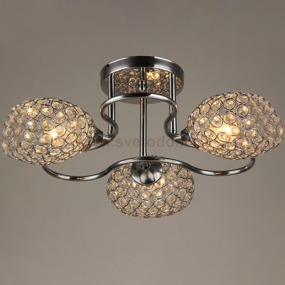 Люстра HIPER H100-3 3*Е27*60Вт CHROME NAPOLI