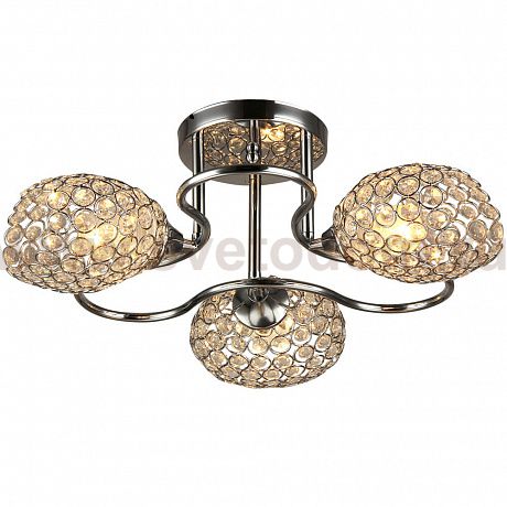 Люстра HIPER H100-3 3*Е27*60Вт CHROME NAPOLI