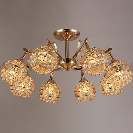 Люстра HIPER H101-8 8*Е27*60Вт GOLD RAVENNA