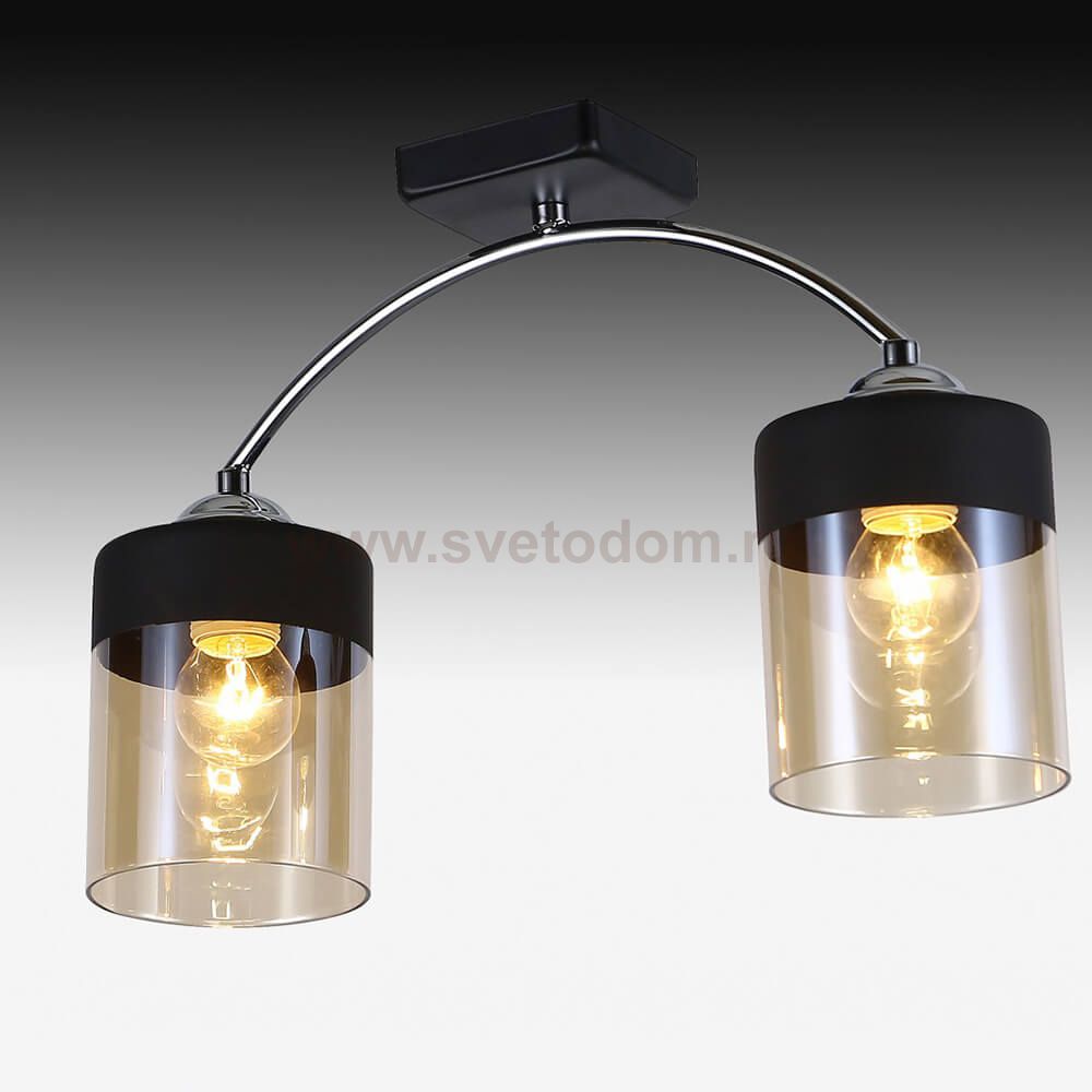 Люстра HIPER H111-2 2*Е27*60Вт BLACK/CHROME ORLANDO