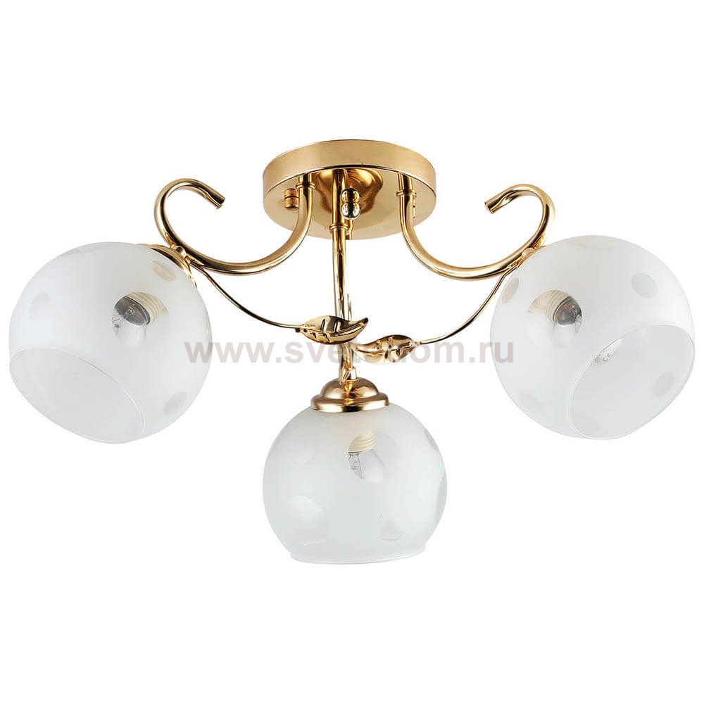 Люстра HIPER H159-0 3*E27*60Вт GOLD Amanda