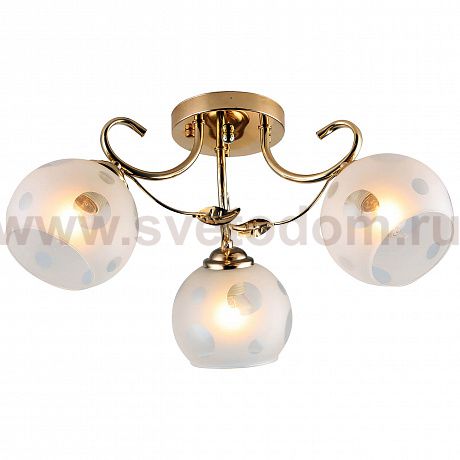 Люстра HIPER H159-0 3*E27*60Вт GOLD Amanda