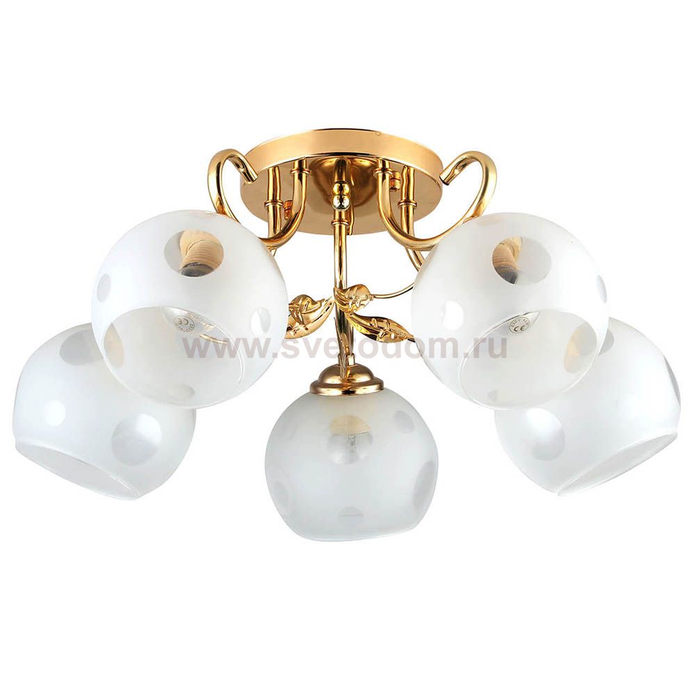 Люстра HIPER H159-1 5*E27*60Вт GOLD Amanda