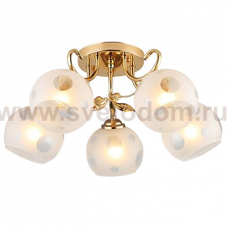 Люстра HIPER H159-1 5*E27*60Вт GOLD Amanda