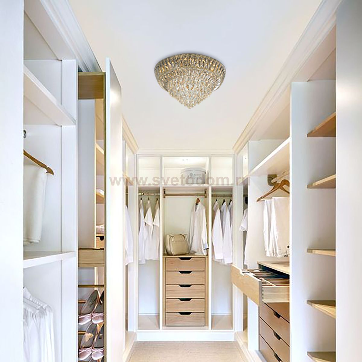 Люстра HIPER H165-1 8*E14*40Вт GOLD Ella