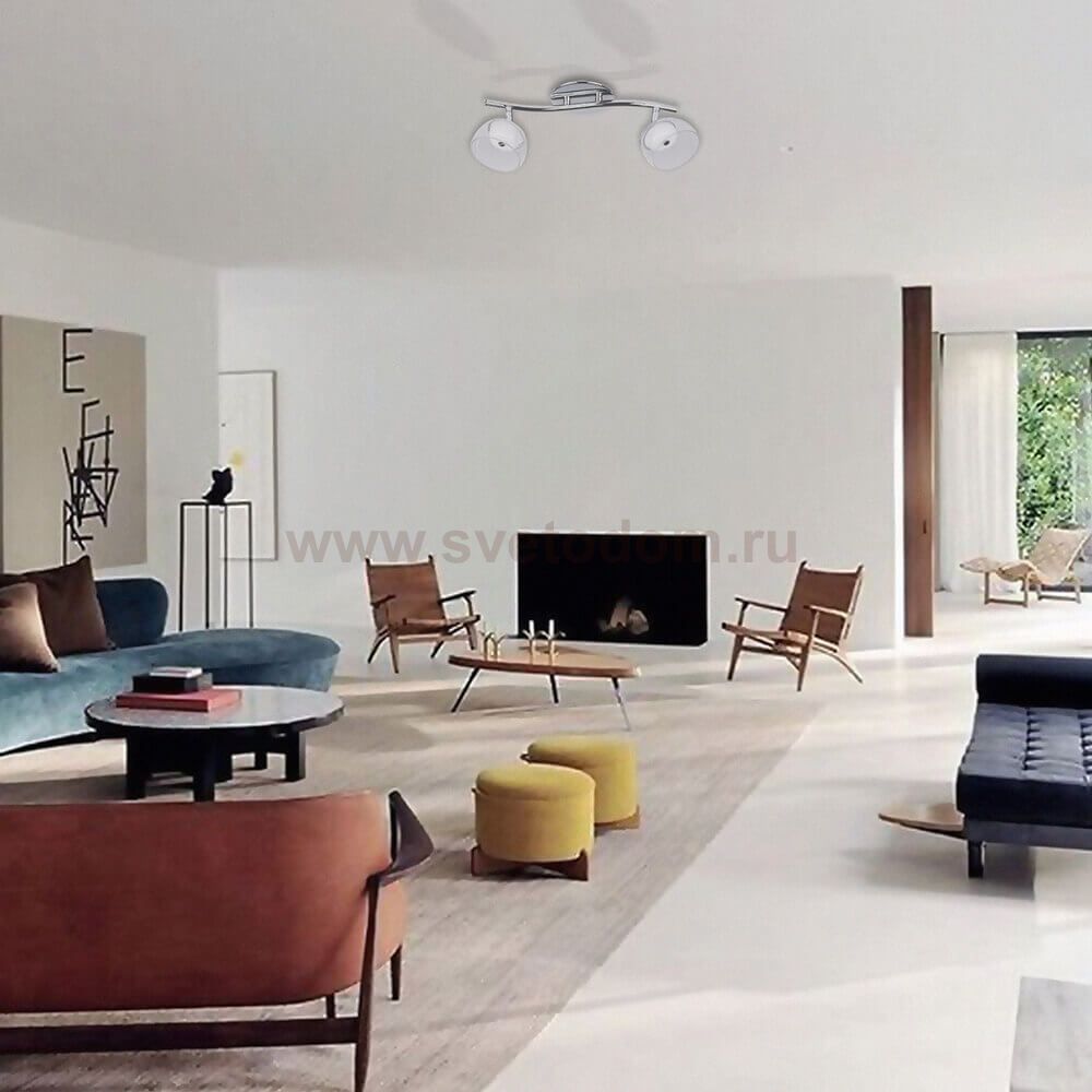 Поворотный светильник HIPER H821-1 LED 2*5Вт 3000K CHROME Aquarius