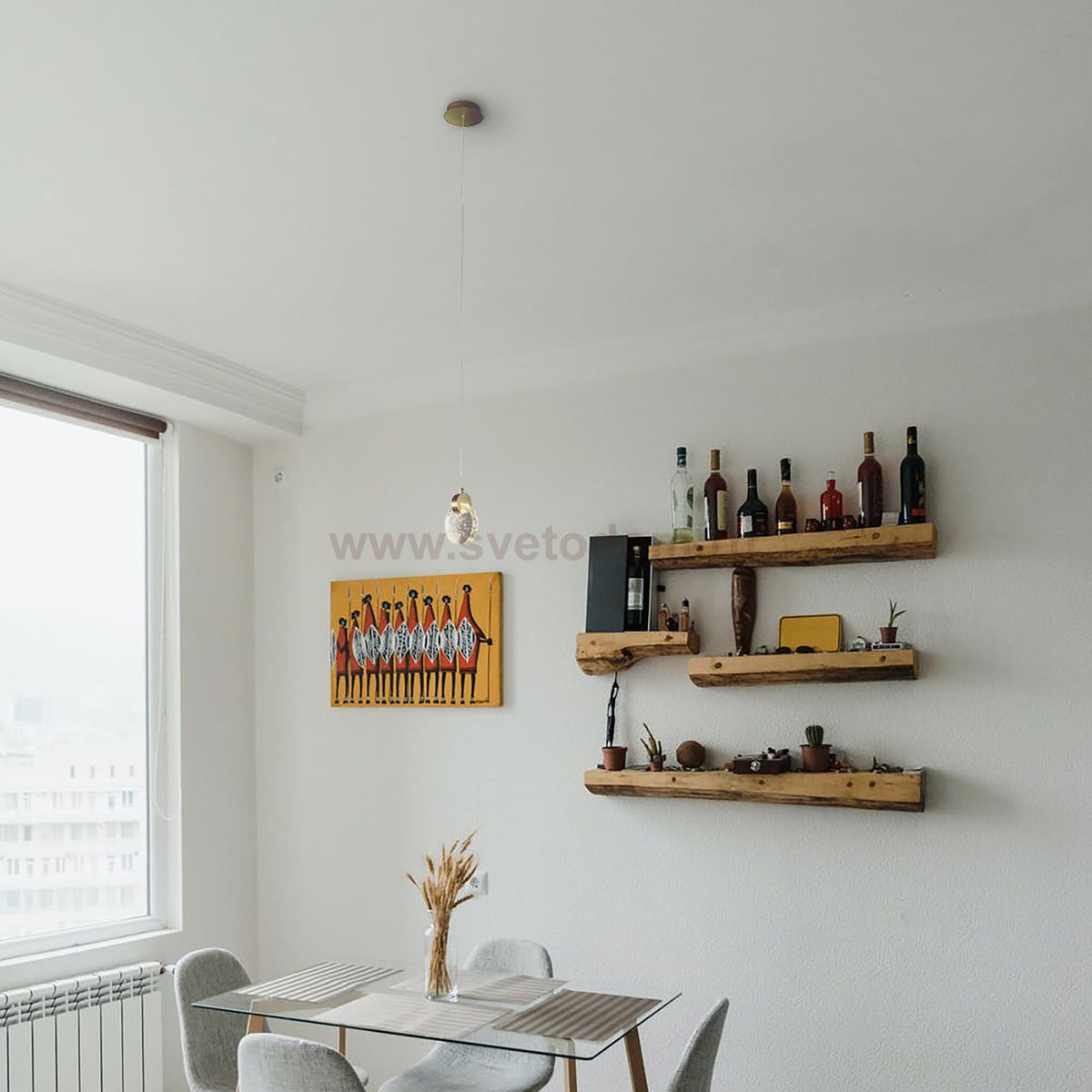 Подвес HIPER H826-0 3Вт LED 4000K GOLD Dora