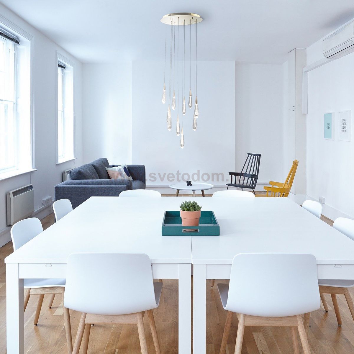 Подвес HIPER H828-1 30Вт LED 4000K GOLD Liberty