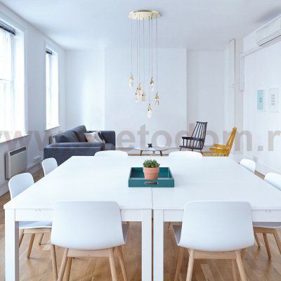 Подвес HIPER H828-2 21Вт LED 4000K GOLD Liberty