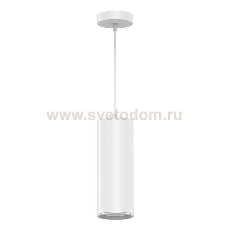 Светильник Gauss Overhead подвесной цилиндр 12W 920lm 4100K 170-240V IP20 79*200мм белый LED (HD036)