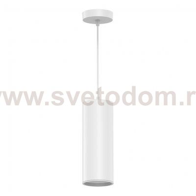 Светильник Gauss Overhead подвесной цилиндр 12W 920lm 4100K 170-240V IP20 79*200мм белый LED (HD036)