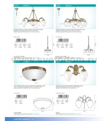 Люстра классическая Eglo 82742 IMPERIAL