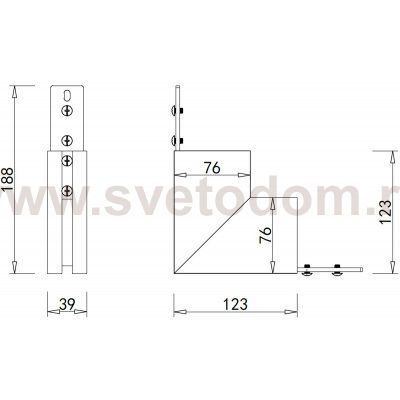 Donolux Inner corner DLMB Sp
