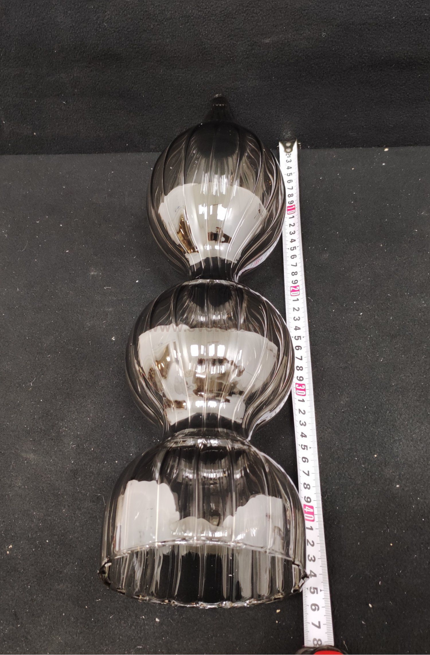 Светильник подвесной Crystal Lux IRIS SP1 B SMOKE (2074/201)