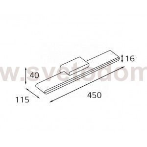 IT01-1088/45 white светильник настенный Italline