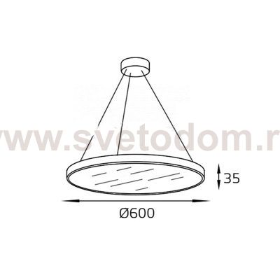 IT04-60RL black светильник подвесной Italline