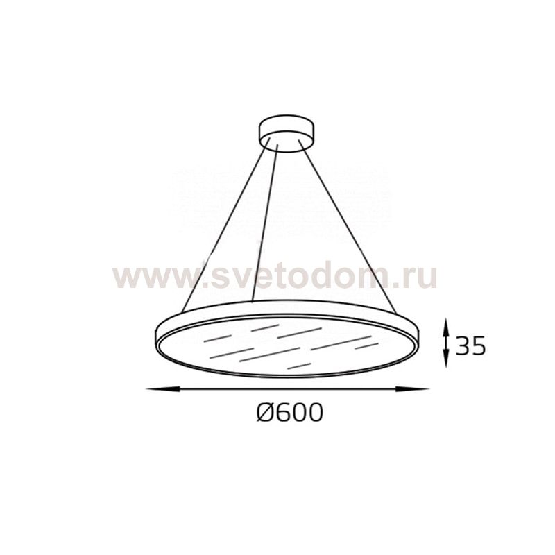 IT04-60RL white светильник подвесной Italline