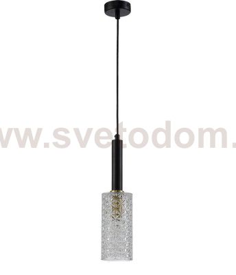 Светильник подвесной Crystal Lux JILIO SP1 BLACK (0750/201)