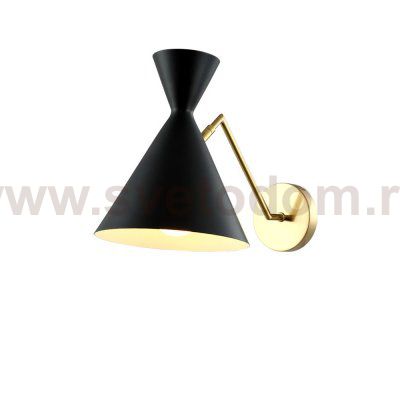 Светильник бра Crystal Lux JOVEN AP1 GOLD/BLACK (0760/401)