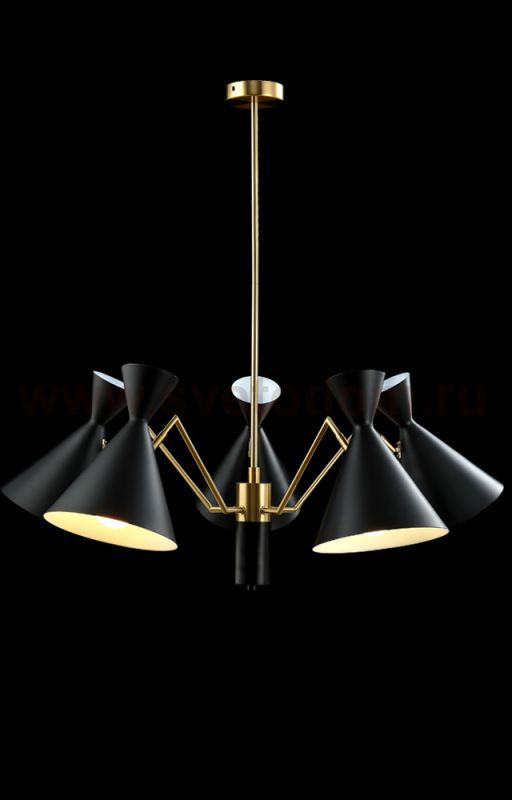 Люстра Crystal Lux JOVEN SP5 GOLD/BLACK (0760/305)