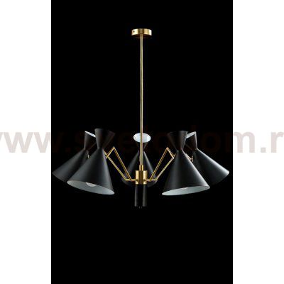 Люстра Crystal Lux JOVEN SP5 GOLD/BLACK (0760/305)