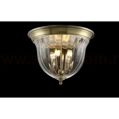 Светильник потолочный Crystal Lux JUGO PL4 BRONZE/TRANSPARENTE (0770/104)