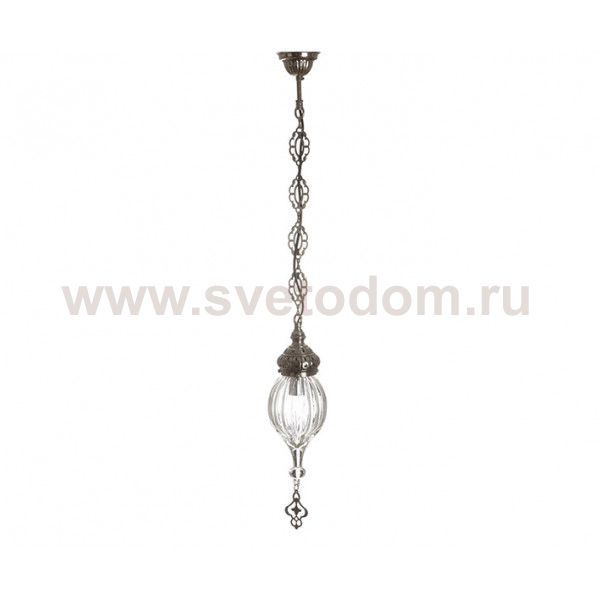 Подвесной светильник АЛЛАДИН прозрачный h-80 d-10 E14 1*40w Kink light 102102ST,21K