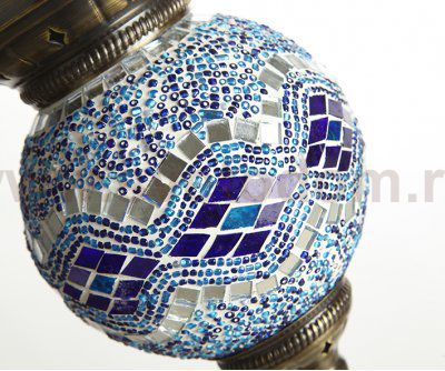 Подвесной светильник МАРОККО голубой h-60. d-15 E14 1*40w Kink light 115,05