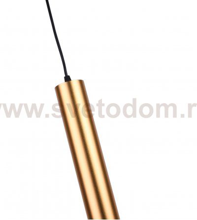 Подвесной светильник КАННА золотой d6,5 h113 Led 12W (4000K) Kink light 2102-1,33