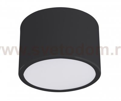 Kink Light 05510,19 Светильник Медина черный d10 h6,5 Led 8W (4000K)