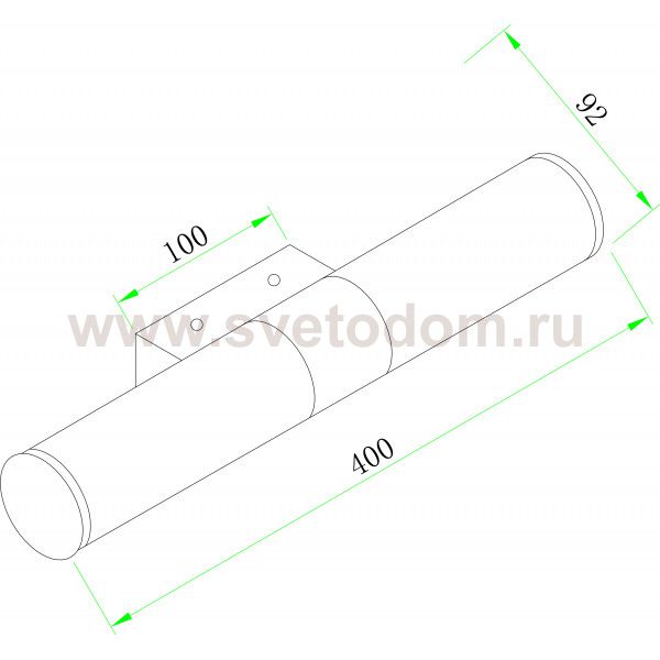 Подсветка МИРАНДА хром w40*9,2 h5 Led 8W (4000K) Кнопка On/Off Kink light 6439-1