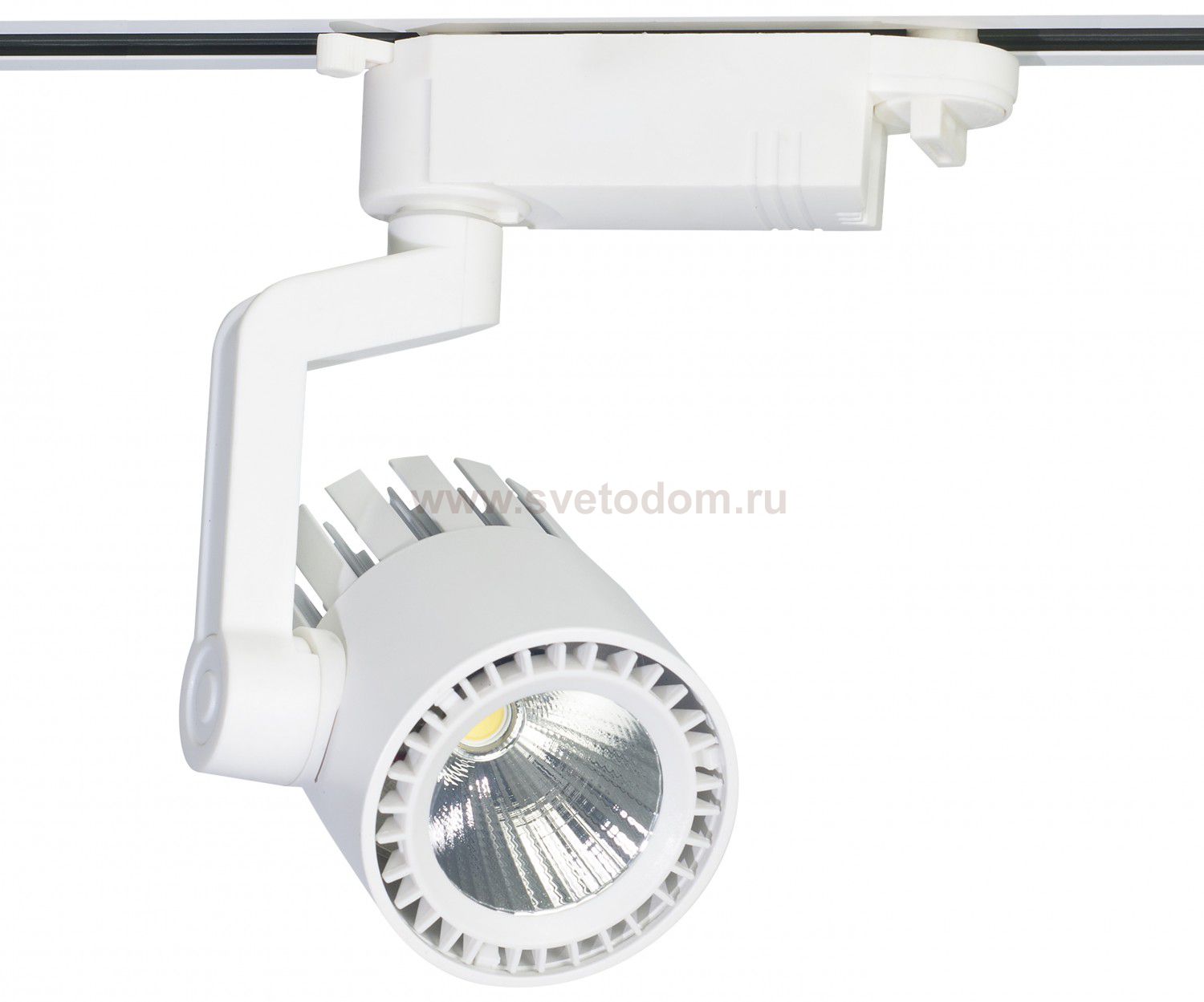 Трековый светильник белый d-7,2 h-17,5 Led15W (4000К) Kink light 6471