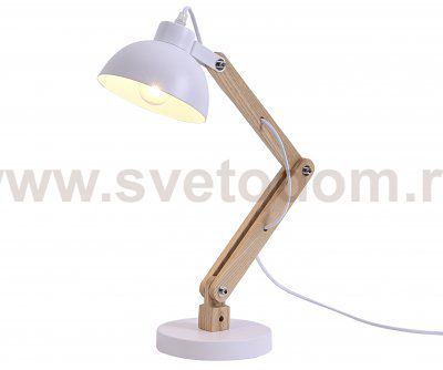 Настольная лампа ДЭЛИЯ белая h65 w30*15 Е27 1*40W Kink light 7027,01