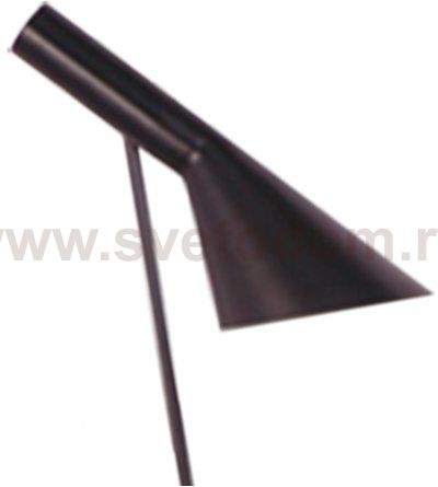 07033,19 Торшер Сеул черный d35 h129 E27 1*40W Kink light