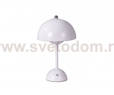 Kink Light 07202-T,01 Автономная настольная лампа диммируемая Аврели белый d31 h18 Led 2,5w (3000-6000K)
