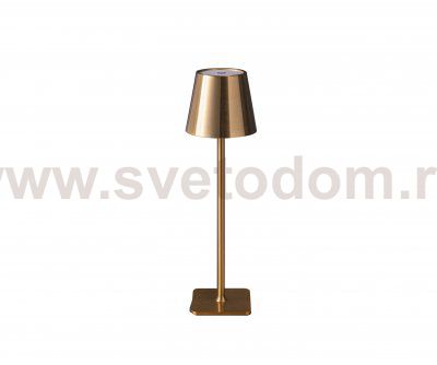 Kink Light 07203-T,20 Автономная настольная лампа диммируемая Никки бронза d11 h37 Led 2,5w (3000-6000K) IP44