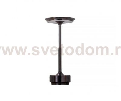 Kink Light 07207-T,19 Автономная настольная лампа диммируемая Ренна черный d13 h27,5 Led 3w (3000-6000K)