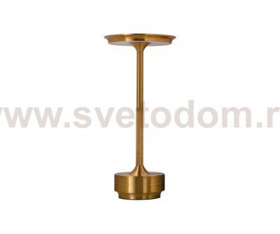 Kink Light 07207-T,20 Автономная настольная лампа диммируемая Ренна бронза d13 h27,5 Led 3w (3000-6000K)