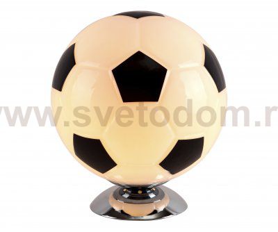 Настольная лампа МЯЧ черно-белая h-30cm d-25cm E27 1*40w Kink light 74100,01