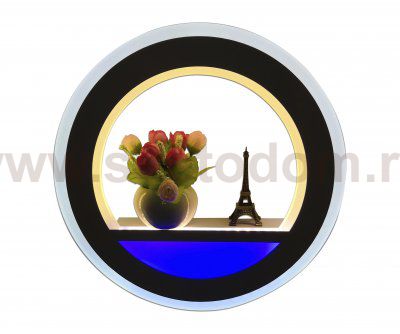 074110,21 Бра Амадина белый d22 h4 Led 26W (3000+4000k+фиолетовая подсветка) , 3 режима свечения Kink light