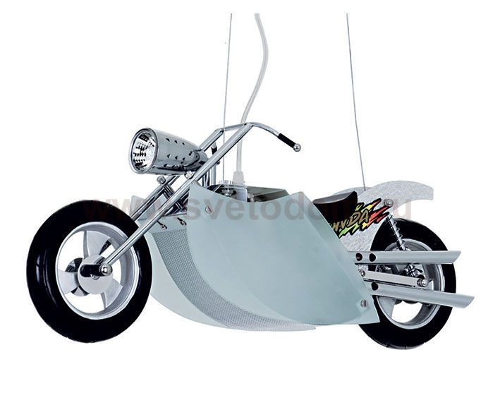 07475 Подвес Мотоцикл Детский w-55*13 H-85  E14 2*40w + MR11 Kink light