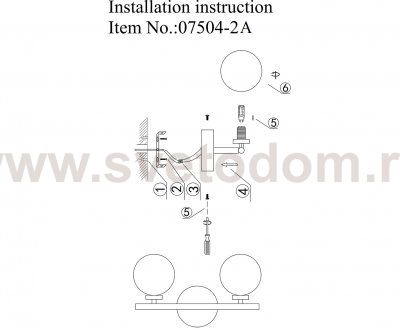 Светильник бра Kink light 7504-2,20 Сида